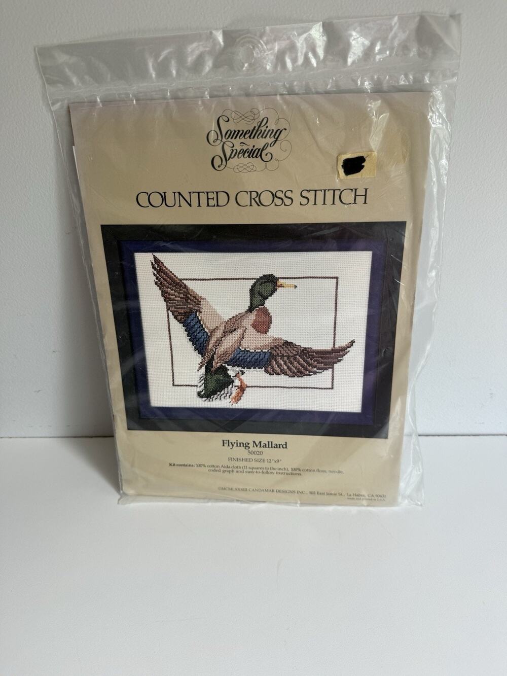 SOMETHING SPECIAL COUNTED CROSS STITCH KIT #50020 "FLYING MALLARD" NEW